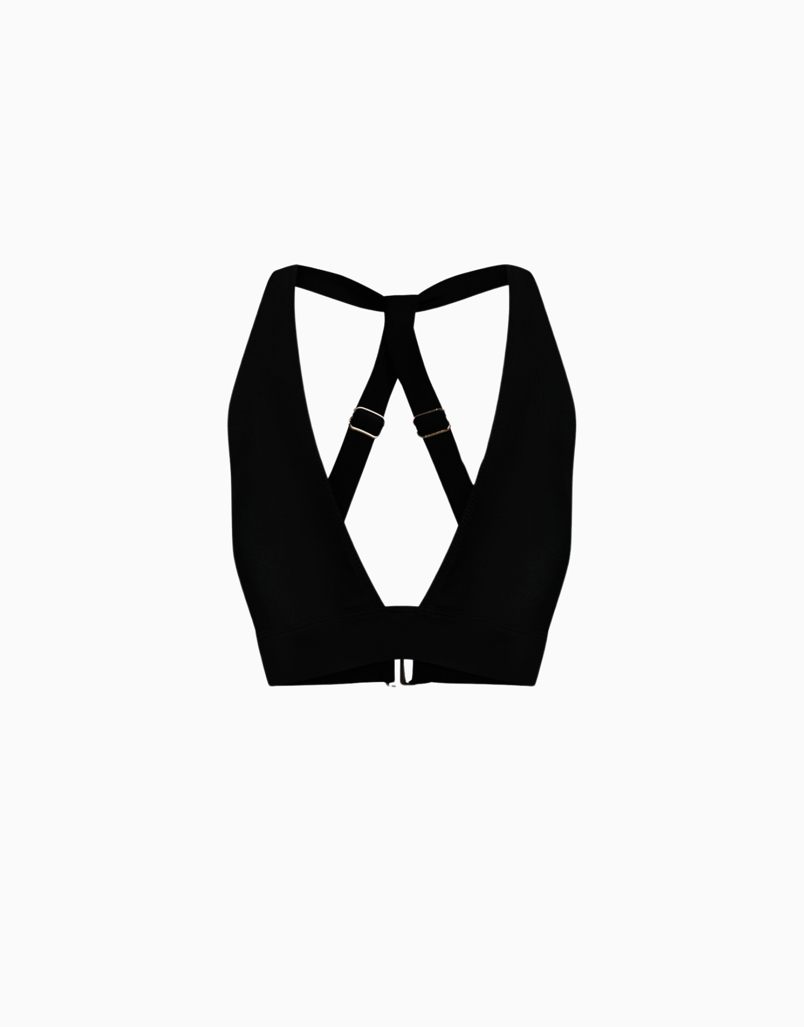 Haut Maillot de Bain Triangle Noir Vassia